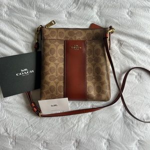 Coach Kitt Messenger Crossbody In Colorblock Signature Canvas